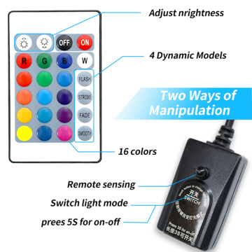 Wasserdichtes RGB -Farbwechsel -LED -Licht verändert