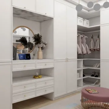 White Wardrobe Closet Armoire for Fashion Design Bedroom Furniture