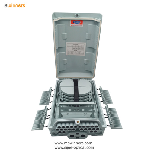 الصين مصنعين Wetproof 1X8 PLC الفاصل داخلي جدار جبل مربع FTTH