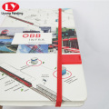 School children notebook with CMYK elastic belt