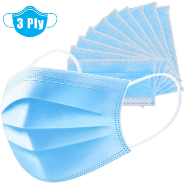 فاست شيب غير المنسوجة يمكن التخلص منها قناع الوجه 3ply