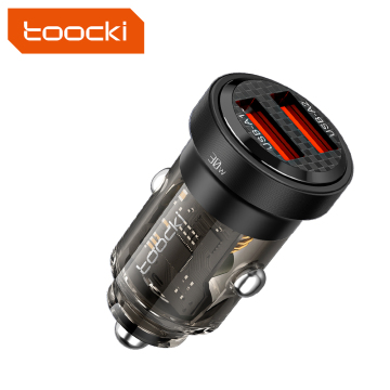 Fast Dual Port Aluminum Car Charger - Toocki Wholesale 45W 30W 15.5W