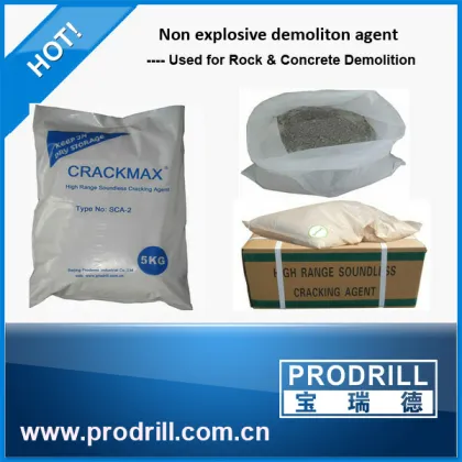 Demolition rock cracking chemical non explosive demolition agent rock demolition