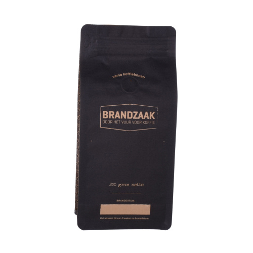 250g / 500g / 1kg op maat gemaakte platte bodemzak voor koffieboon