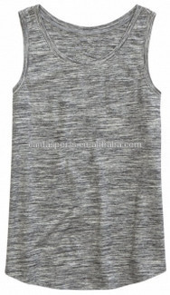 Girl's melange fitness tank top