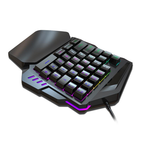 One Hand Gaming Keyboard Backlight One Hand Mechanical Keyboard For Gaming Factory