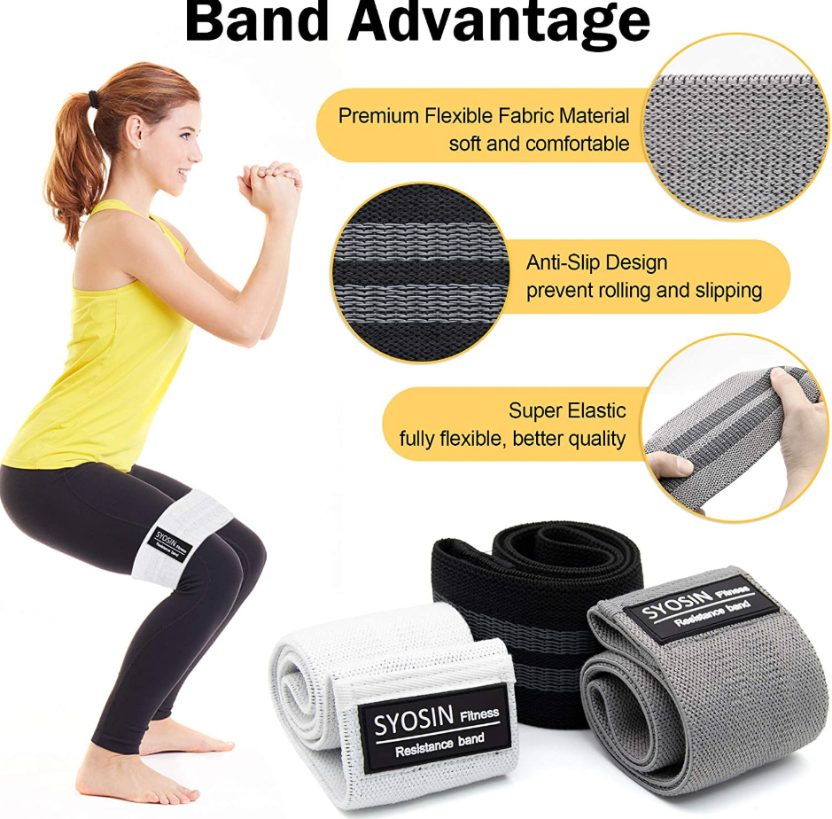 Groothandel Fitness Oefening Hip Band Circle Weerstand Yoga Gym Hip Circle Band