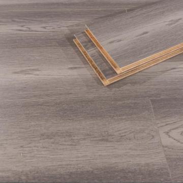 Parquet contrecollé 3 plis style glacis gris