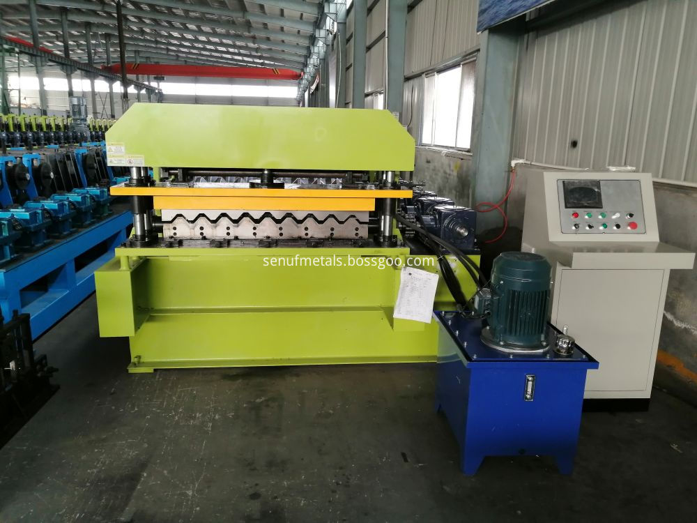 Imperial Rib Exposed Fastener Metal Panel Forming Machine, High Quality ...