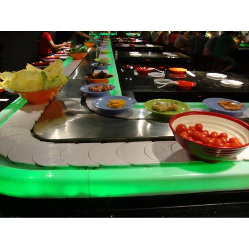 Luminous Rotary Food Conveyor Belt Sushi Luminous rotary food sushi belt Supplier