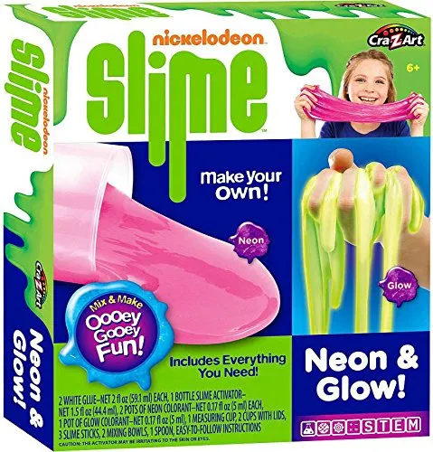 Make Your Own Neon Galaxy Glitter Slime