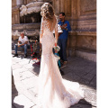 Lace Beach Boho Wedding Dresses for Bride