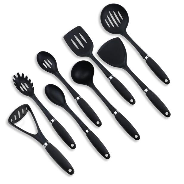 Utensili da cucina in nylon da cucina di 8 pezzi