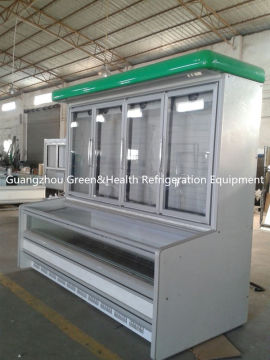 Supermarket Combination Display Freezer Showcas High - Density