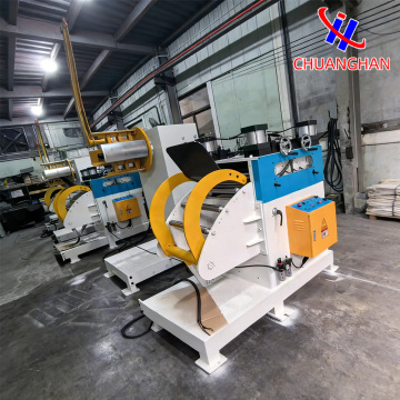 Alimentador enderezador de bobina Decoiler de diseño dividido 2 en 1