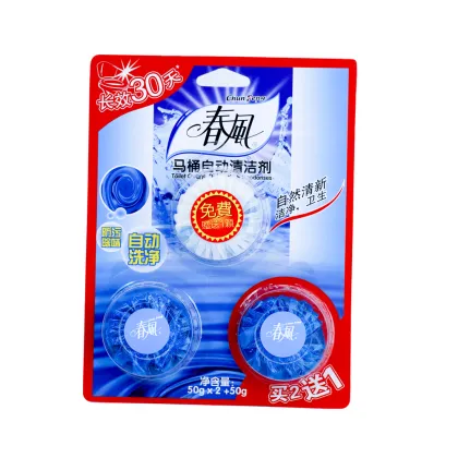 Blue Bubble Bleach Automatic Toilet Bowl Cleaner Tablets