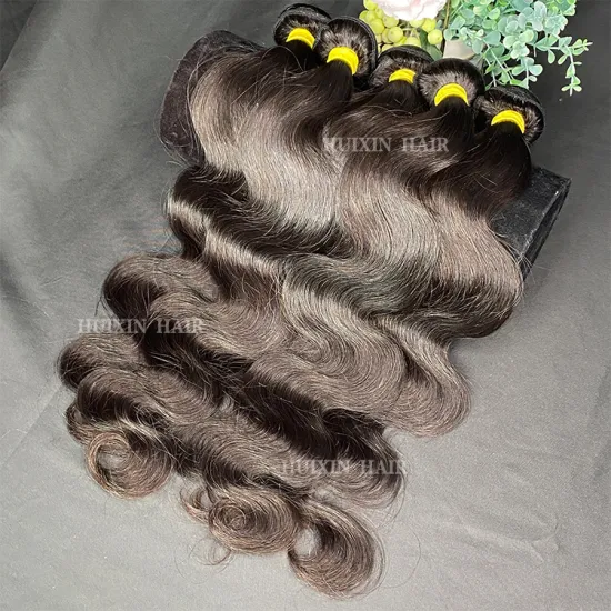 12A Quality Natural Color Body Wave Human Hair Bundles - Wholesale Prices