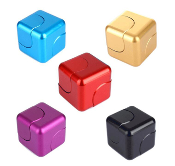 Wholesale 3D Metal Wind Spinner Toys for Kids EDC Focus Attention Fidget Hand Spinner Magic Cube Finger Spinner Gyro