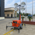 Easy Operação Trailer Tipo 7m LED Tower telecopita de luz móvel