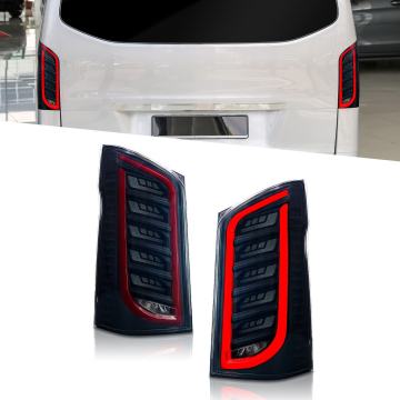 Car Modified LED Lamp Tail Light for Benz Vito V250/V260/W447 2014-2020 Rear Lamp with Sequential Turn Signal