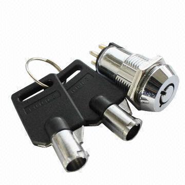 Mid-size Switch Lock with Rating of 120V AC, 4A/250V AC, 2A