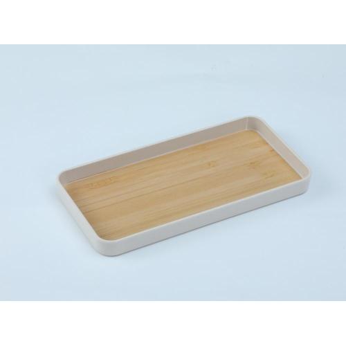 plateau de service rectangulaire en plastique 12 pouces