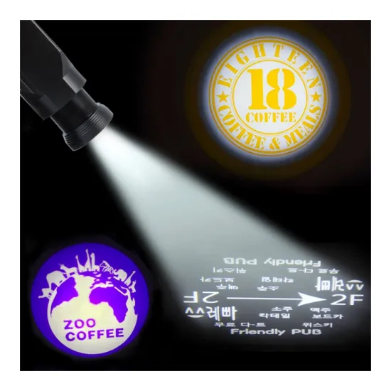 IP67 LED Advertising Light: Rotating Gobo Projector with 40W to 400W Options