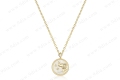 Joyería chapada en oro zodiaco 925 plata esterlina