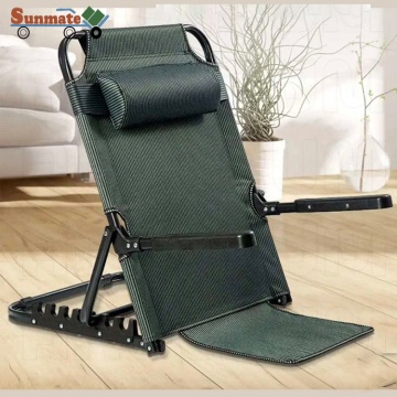 SUNMATE Adjustable Folding Beach Chair with Backrest and Neck Support