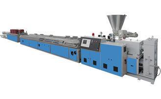 PE / PP / PVC Wood Plastic Composite Profile Extrusion Line