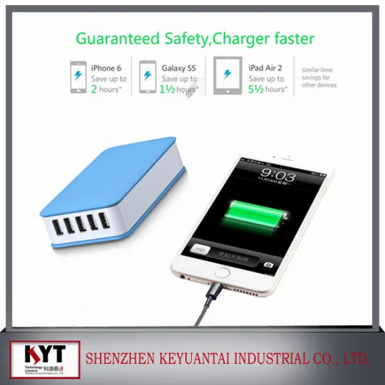 Hot selling 5V 12A 60W 8 port usb charger,KC,CE,Rohs,SAA,FCC certified