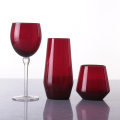 Wedding Colored Long Stem Goblet Cup Red Wine Glass