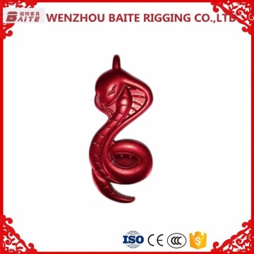 Wholesale snake shaped souvenir metal wine stopper hardware /wine stopper