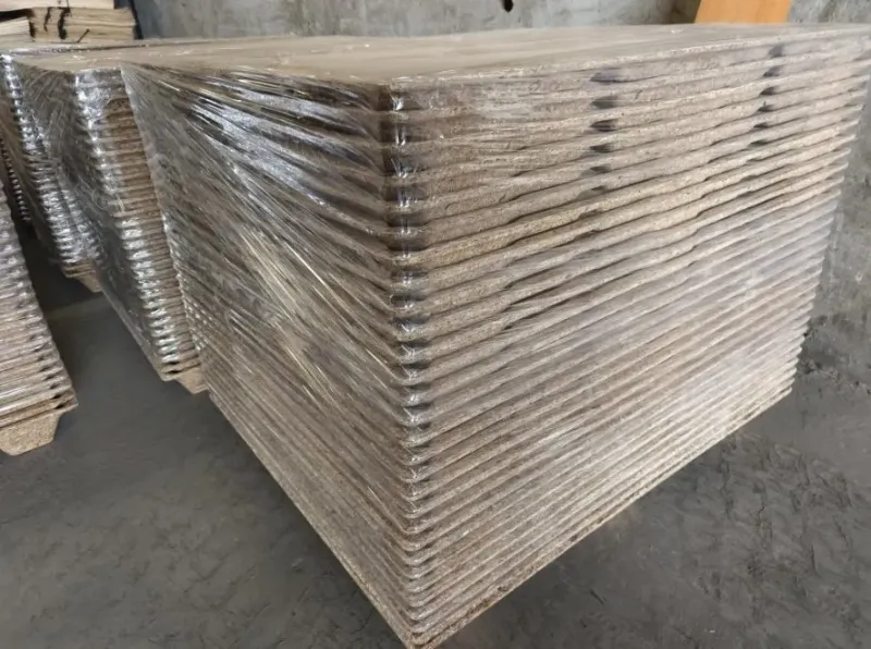 1100X1100mm MDI Glue Compressed Wood Pallet Molded Presswood Pallets for Packaging