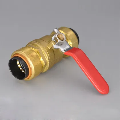 Sharkbite Style (Push-Fit) Push to Connect Lead-Free Brass Coupling-Tee