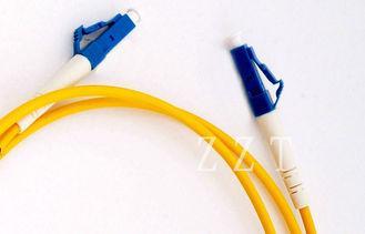LC SX Fiber Optic Cable Assemblies Single Mode With High Re