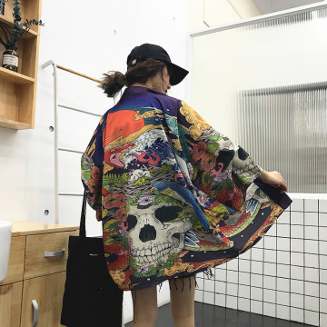 Kimono Japanese yukata female Japanese kimono cardigan geisha haori clothing cosplay Japanese kimono traditional streetwear Z025