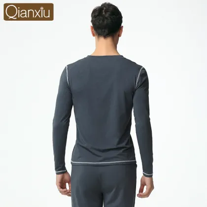 Qianxiu Plus Size Cotton Men's Pajamas
