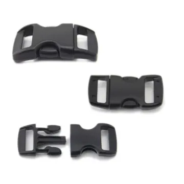 10mm Paracord Curved Side Release Buckle Plastic Buckle for Paracord Bracelet