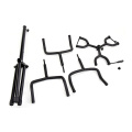 Aksesoris gitar triple guitar stand disesuaikan