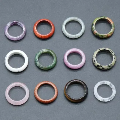High Quality Crystal Stone Rings - Wholesale Hot Sale Twelve Running Crystal Rings for Gift