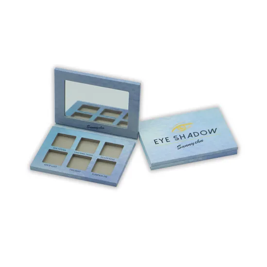 Luxury Packaging Eyeshadow Palette Makeup Box With Mirror