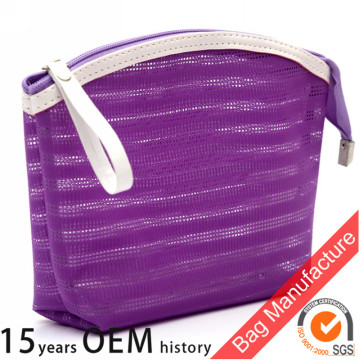 Fashion elegant beauty pvc Hollow cosmetic bag for women