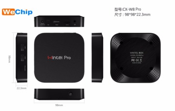 2017 Foctroy Wholesale Cherry Trail 4k Tv Box Win10 Wintel W8 Pro Smart Intel Atom Z8300 Quad Core Mini Pc