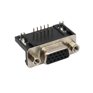 VGA Female H.D-SUB 15pin Right Angle Connector