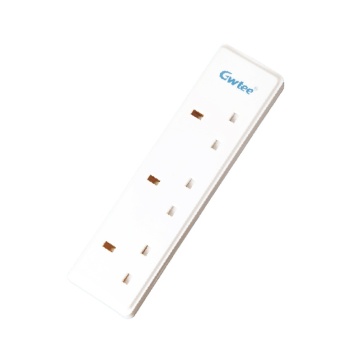 3 Gang Socket 13A Power Strip with Protector