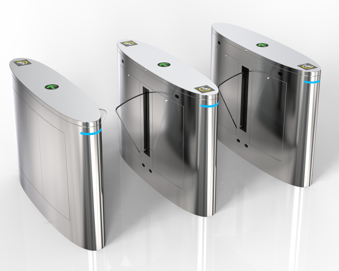 Competitive Price Outdoor Pedestrian Security Flap Turnstile