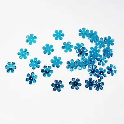 Sky Blue Flower Sequin