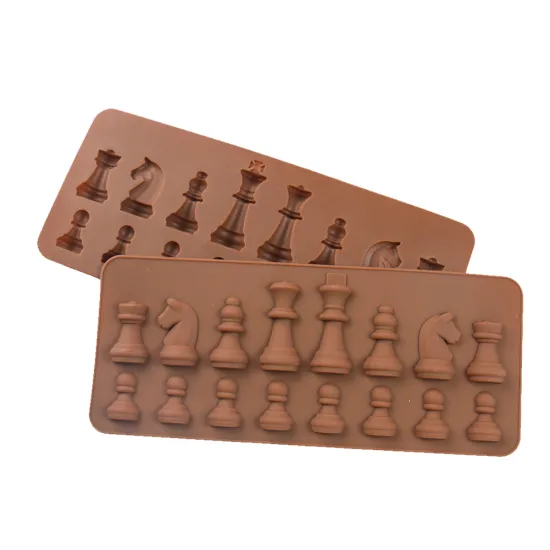 DIY Cake Chess Shaped Chocolate Baking Mould Silicone Mold Decorating Ice Mold