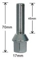 cono asiento estirón pernos a un tratamiento térmico hexagonal 17mm